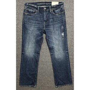 NWT American Eagle Original Boot Blue Jeans,  Extreme Flex, 32x32 Dark Wash